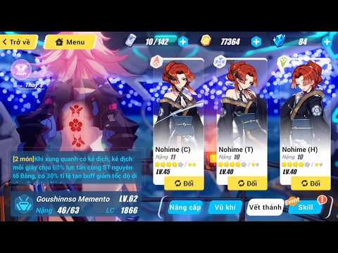 [Honkai Impact 3] Yae Sakura with weapon- Ice Epyphyllum and stigmata- Nohime
