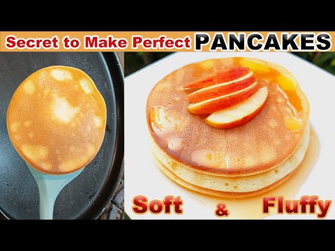 Secret To Make Perfect Soft & Fluffy Pancakes For Breakfast | Pancake Recipe