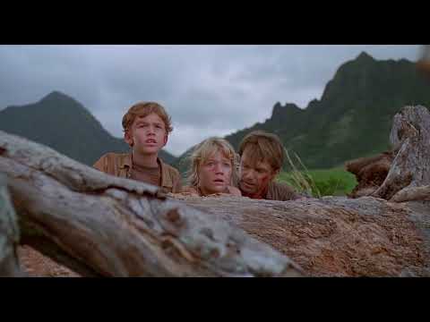 T Rex Ambush Scene - Jurassic Park 1993 Movie Clip HD