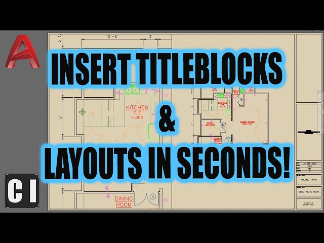 Mastering Title Block Insertion in AutoCAD: Quick Tips for Efficiency ...