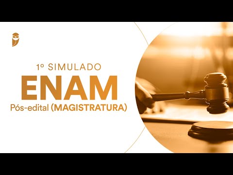 1º Simulado ENAM (Magistratura) - Pós-edital - Correção