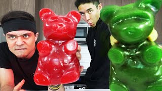Eating the World's Largest Gummy Bear AGAIN (World Record)