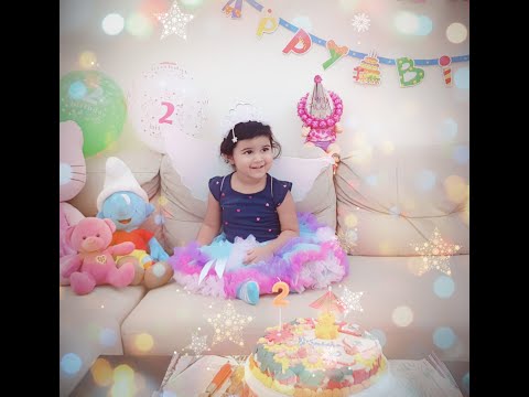 Kenisha's 2 year old Special B'day moments | Happy Birthday | B'day of baby girl | dil hai chota sa!