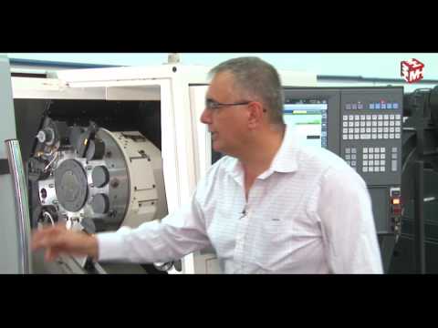 Torno OKUMA modelo Genos L300-M .