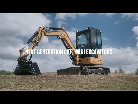 Next Generation of Cat® Mini Excavators: Work to be proud of.