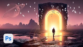 How to Create a Sci Fi Composite with Generative Fill in Photoshop #nucly