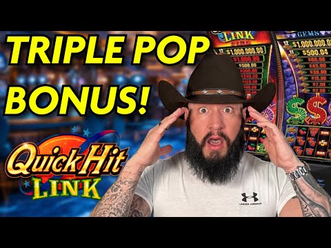 Trying for all three bonuses and this happened! 🎰 Quick Hit Link!