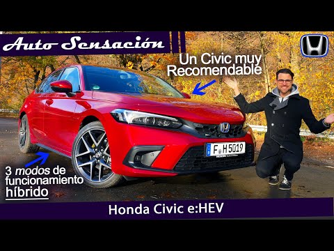 Prueba Honda Civic e:HEV 2023 . Un sofisticado Híbrido que funciona. ¿El mejor de su segmento? .