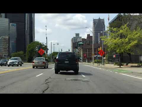 Jefferson Avenue (Detroit, MI) southbound
