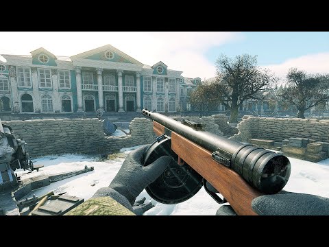 Enlisted Gameplay - Soviet Forces vs German Forces - Manor - Battle For Moscow