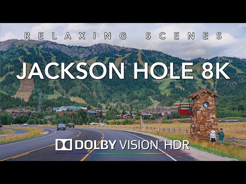 Driving Jackson Hole in 8K HDR Dolby Vision - Idaho Falls Idaho to Teton Village Wyoming