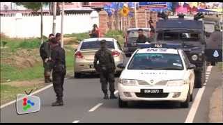 preview picture of video 'Lahad Datu: Cops beef up patrols in Semporna'