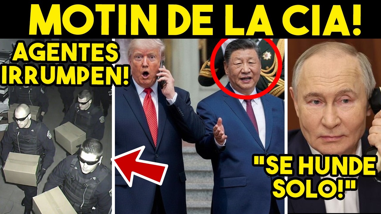 PESADILLA TOTAL! M0T1N DE LA CIA, IRRUMPE EN OFICINA. HUNDE A TRUMP EN CHINA, IRAN LISTO.