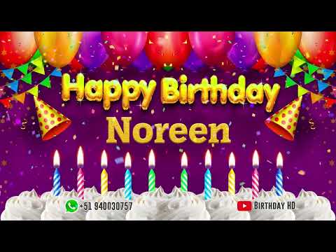 Noreen Happy birthday To You - Happy Birthday song name Noreen 🎁
