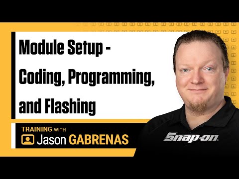 Module Setup - Coding, Programming, and Flashing with Jason Gabrenas | Snap-on Diagnostics UK