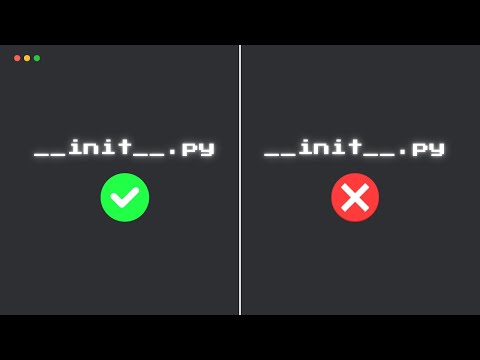 __init__.py vs NO __init__.py