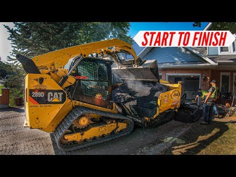 Paving An Entire Driveway (COMPLETE PROJECT)