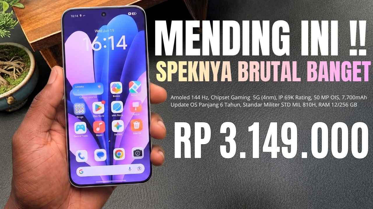 ASLI WORTH IT PARAH‼️RAM 12/256 GB, 7.700mAh - HP 3 JUTAAN TERBARU DAN TERBAIK 2026