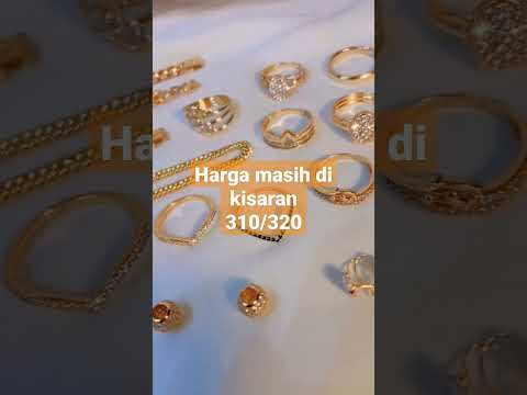 The newest light gold product 💍💞‼️ #shorts #gelangemas #emascantik #cincinemas #kalungemas #emasmuda