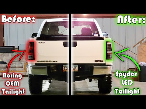 Replacing Boring OEM Tailights on 2007-2013 GMC Sierra