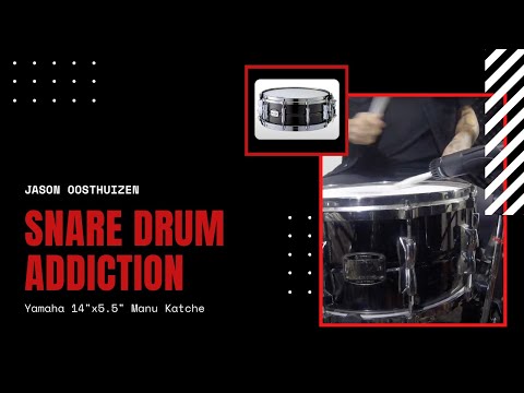 Jason Oosthuizen's Snare Drum Addiction - Prt 24 - Yamaha 14''x 5.5''  Manu Katche Snare Drum