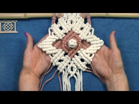 DIY Macrame Star Ornament Tutorial Handmade Christmas Tree Decoration