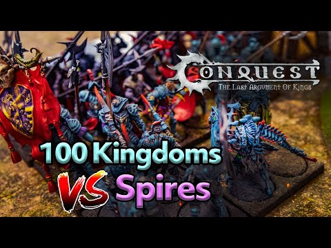 100k vs Spires "Declined Flank" (Conquest Last Argument of Kings) - 2,000 pts