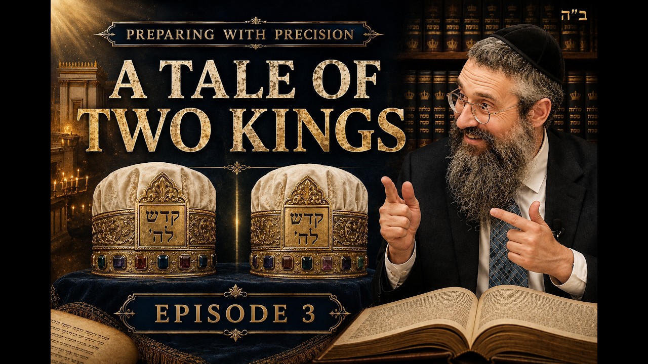 "Preparing with Precision" the Holy How-To Series on the High Holidays #3 | A Tale of Two Kings! thumbnail