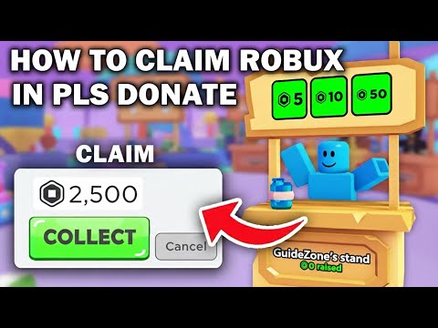 How To Claim Robux In Pls Donate (2026) - Full Guide