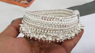 TRADITIONAL PAYAL /चांदी की पायल Silver Anklet 2020/ LATEST BRIDAL ANKLET 2020 /DOUBLE SAVITRI