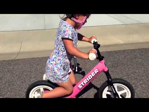 STRIDER Bikes Rule! Addy Loves Her STRIDER - USA