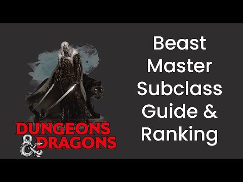 Beast Master Conclave (Ranger) Subclass Guide and Power Ranking in D&D 5e - HDIWDT