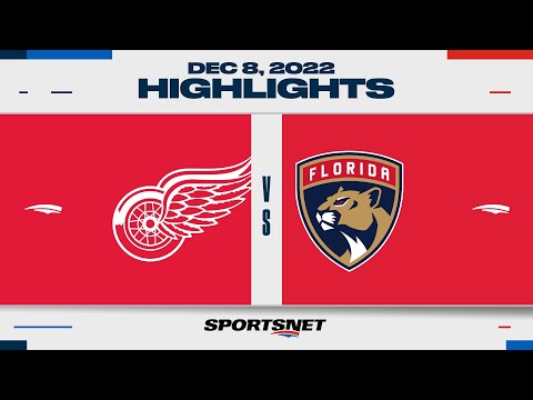 NHL Highlights | Red Wings vs. Panthers - December 8, 2022