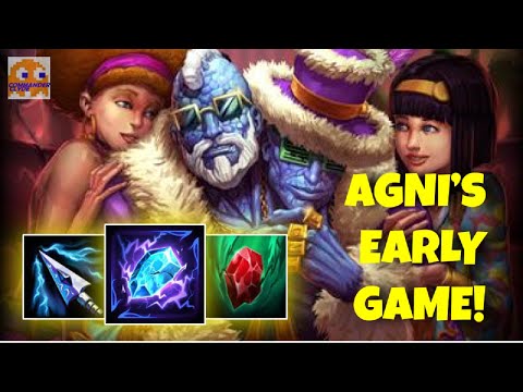 AGNI'S EARLY GAME IS PRETTY GOOD! | Agni Mid - SMITE Ranked Conquest