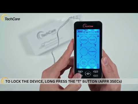 How to setup TechCare Massager Plus 24 Tens Unit Muscle Stimulator