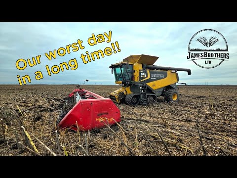 Combine burning, stripped gear box, blown hose... just wait, it gets worse!