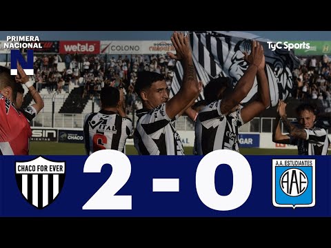 Chaco For Ever 2-0 Estudiantes (RC) | Primera Nacional | Fecha 32 (Zona B)
