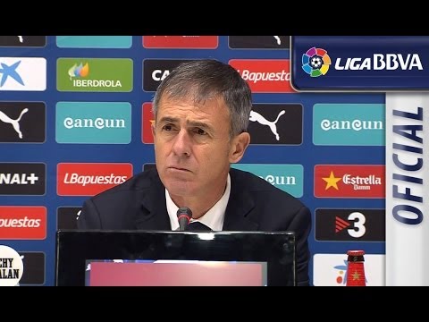 Rueda de Prensa de Lucas Alcaraz tras el RCD Espanyol (1-0) Granada CF - HD