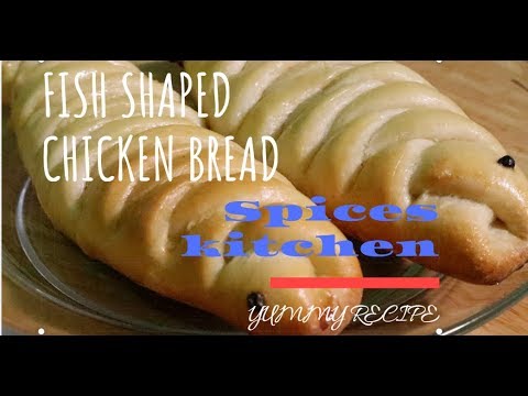 Fish shape chicken bread II Spices Kitchen