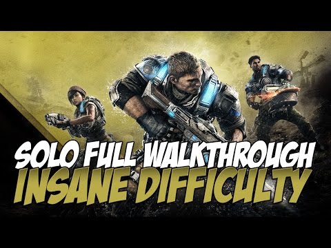 Gears of War 4 Solo Insane Walkthrough Full Game (No Commentary)