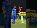 MS Dhoni touch Sachin Tendulkar feet After MI vs CSK Match