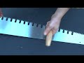 How to Put Handles on Crosscut Saws 1 and 2 Man