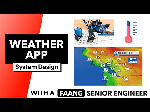 weather app with sensors system design