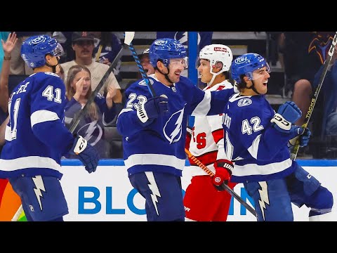 Dave Mishkin calls Lightning vs Hurricanes highlights (2023 Preseason)
