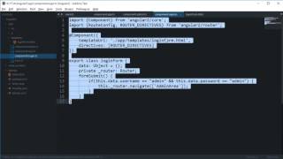 22 Angular 2 Tutorial 22  Routing Logins Login App   YouTube
