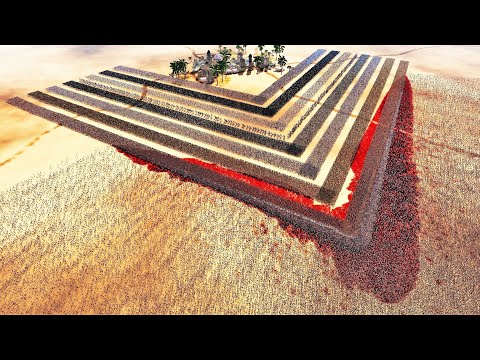 HUMAN ARMY SHIELD WALL vs 4,000,000 DEMONIC ARMY! - Ultimate Epic Battle Simulator 2
