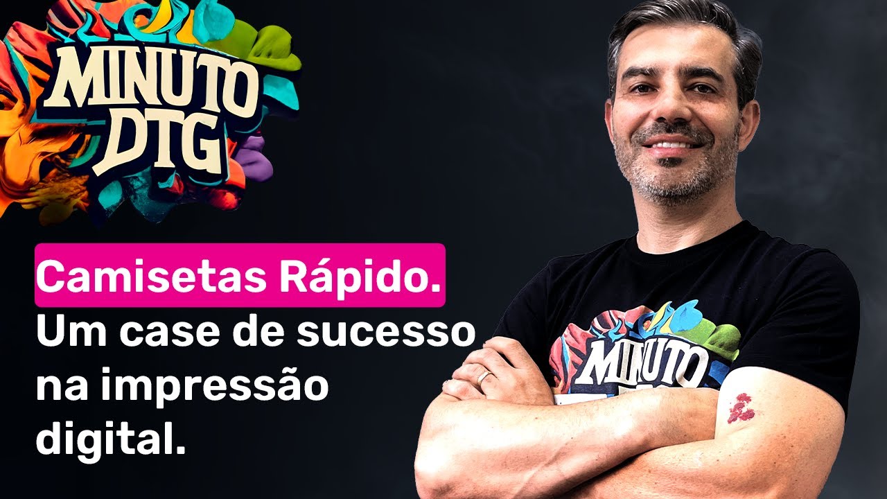 Minuto DTG DSI + Epson – Ep. 16 – Veja como a DTG revolucionou a estamparia da Camisetas Rápido.