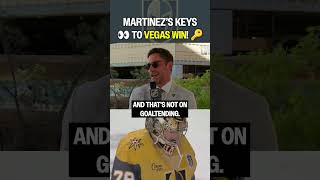 Alec Martinez reveals Vegas' SECRET FORMULA ????