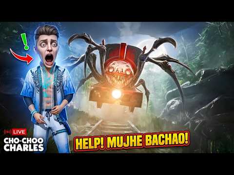 THE MOST TERRIFYING TRAIN RIDE EVER! Choo-Choo Charles LIVE!. #shortsfeed #shorts #gaming