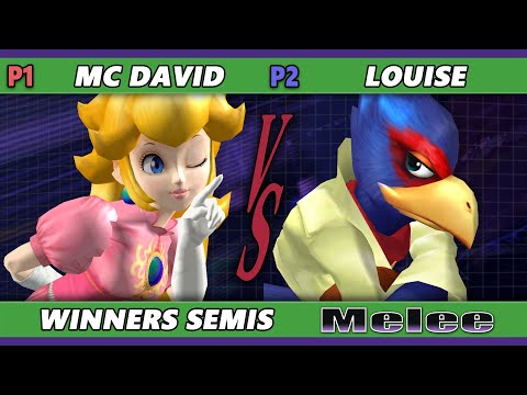 S@X 462 Winners Semis - MC David (Peach) Vs. Louise (Falco) Smash Melee - SSBM